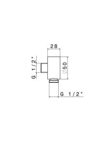 Шланговое подключение Kerama Marazzi Ole 2299KM.M0.071 золото атласное
